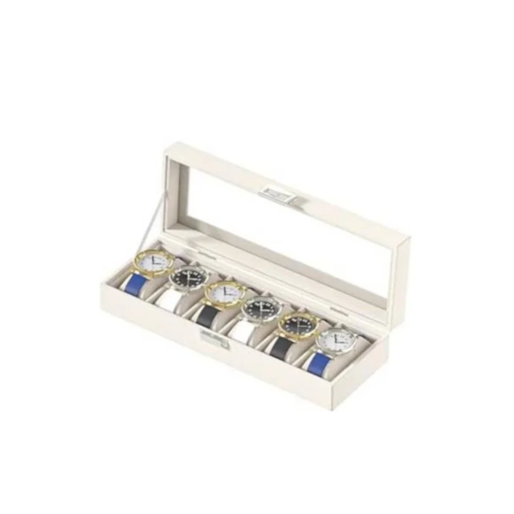 Watch Display Case For Men Leather Watch Organizer Box